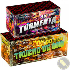 Tormenta-50 Tiros en Trueno e Oro-60 Tiros