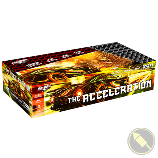 the acceleration
