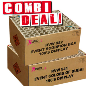 Combideal: Event colors of Dubai & Event Scorpion Box. Extra voordelig!
